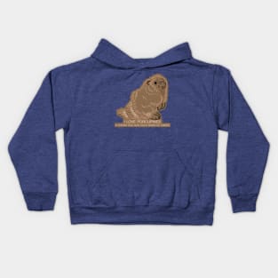 I Love Porcupines Kids Hoodie